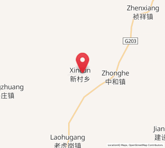 Map of Xincun, Heilongjiang