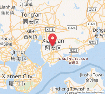 Map of Xindian, Fujian