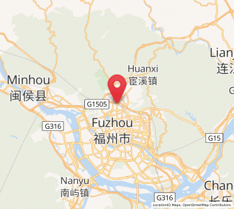 Map of Xindian, Fujian