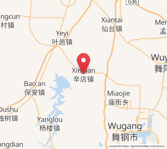 Map of Xindian, Henan