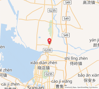 Map of Xindian, Jiangsu