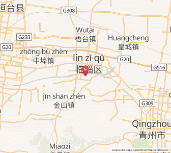 Map of Xindian, Shandong