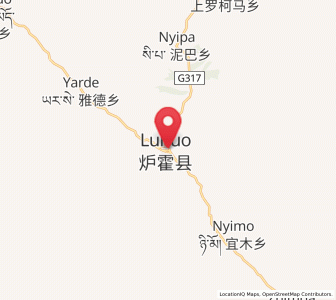 Map of Xindou, Sichuan