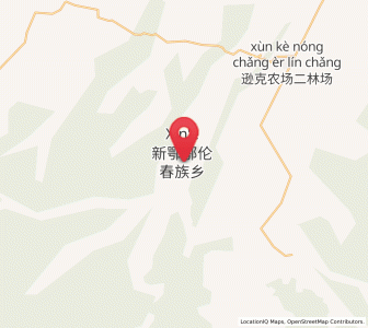 Map of Xin’e, Heilongjiang