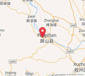 Map of Xinfa, Sichuan