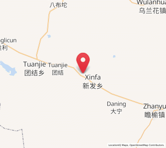 Map of Xinfa, Jilin