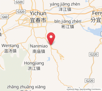 Map of Xinfang, Jiangxi