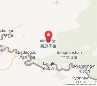 Map of Xinfangzi, Jilin