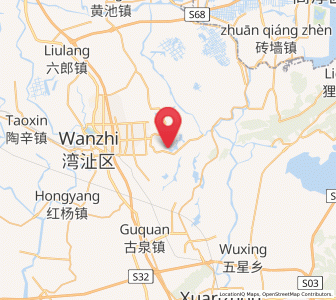Map of Xinfeng, Anhui