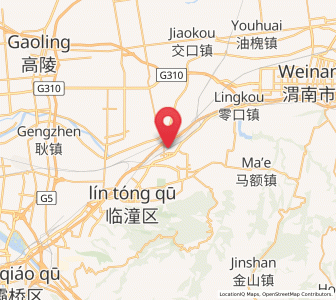 Map of Xinfeng, Shaanxi