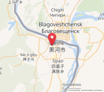 Map of Xinfu, Heilongjiang