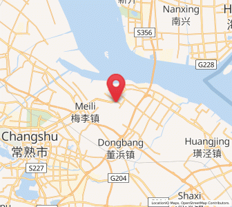 Map of Xingang, Jiangsu