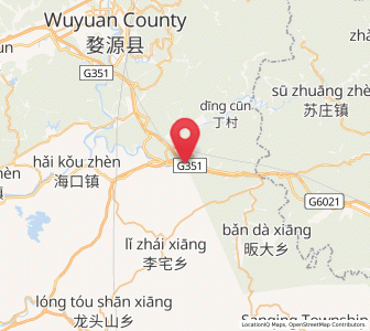 Map of Xingangshan, Jiangxi