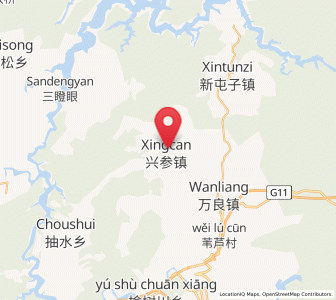 Map of Xingcan, Jilin