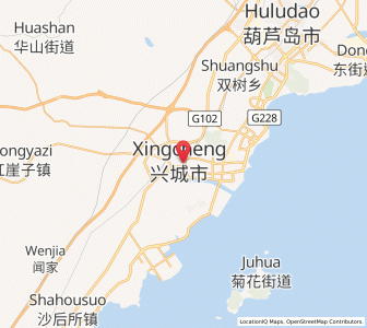 Map of Xingcheng, Liaoning