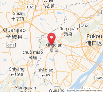 Map of Xingdian, Jiangsu