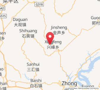 Map of Xingfeng, Chongqing