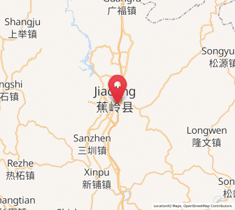 Map of Xingfu, Guangdong