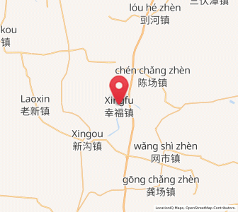 Map of Xingfu, Hubei