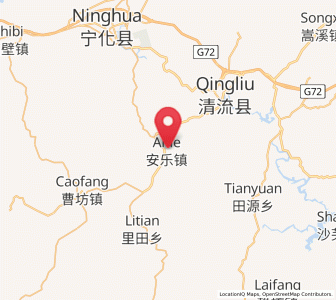 Map of Xinggongxia, Fujian
