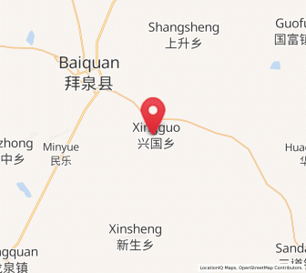 Map of Xingguo, Heilongjiang