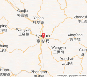 Map of Xingguo, Gansu