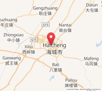 Map of Xinghai, Liaoning