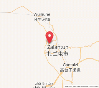 Map of Xinghua, Inner Mongolia