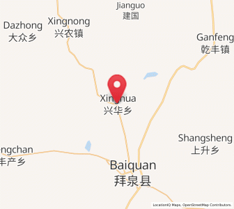 Map of Xinghua, Heilongjiang