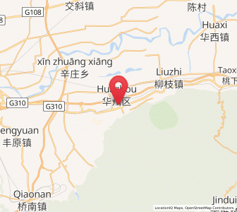 Map of Xinglin, Shaanxi