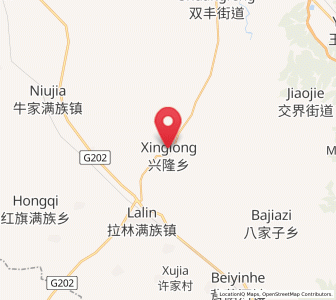 Map of Xinglong, Heilongjiang