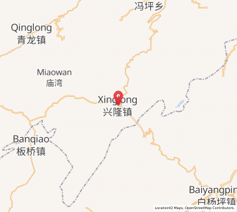 Map of Xinglong, Chongqing