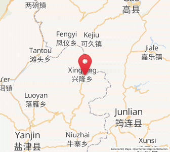 Map of Xinglongchang, Yunnan