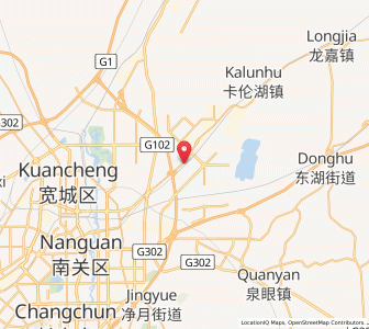 Map of Xinglongshan, Jilin