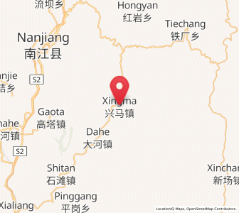 Map of Xingma, Sichuan