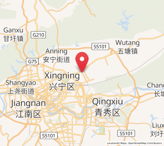 Map of Xingning, Guangxi