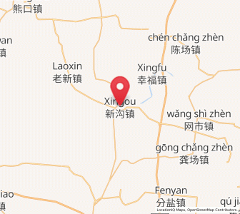 Map of Xingou, Hubei