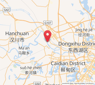 Map of Xingou, Hubei