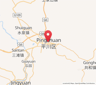 Map of Xingpinglu, Gansu