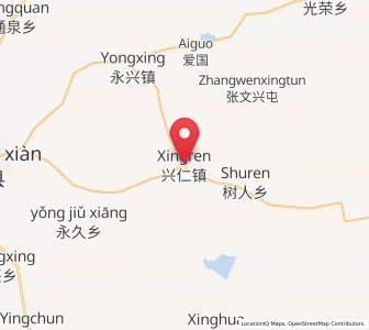 Map of Xingren, Heilongjiang