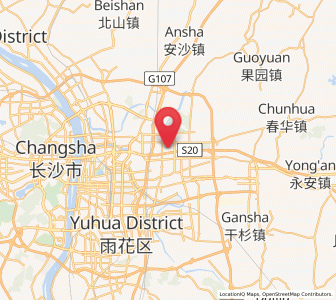 Map of Xingsha, Hunan