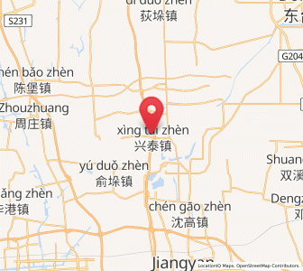 Map of Xingtai, Jiangsu