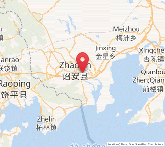 Map of Xingxi, Fujian