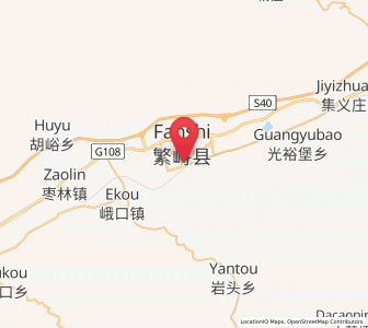 Map of Xingyuan, Shanxi