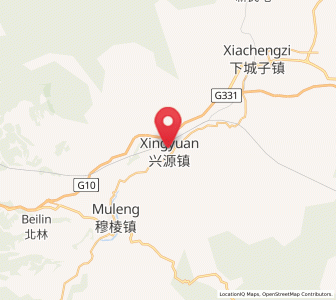 Map of Xingyuan, Heilongjiang