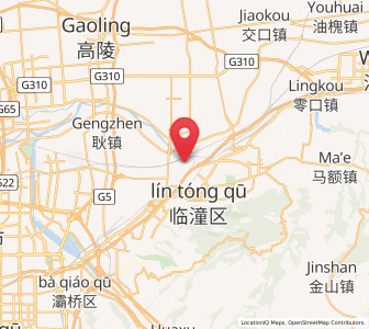 Map of Xingzhe, Shaanxi