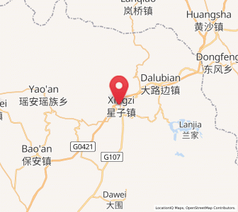 Map of Xingzi, Guangdong