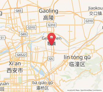 Map of Xinhe, Shaanxi