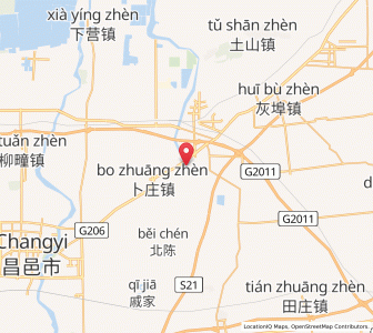 Map of Xinhe, Shandong