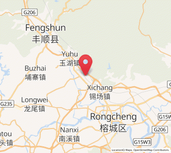 Map of Xinheng, Guangdong